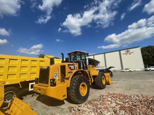 CAT 950H بارگذاری چرخ استفاده شده در محل ساخت و ساز بارگذاری جلو مورد استفاده در آفریقا