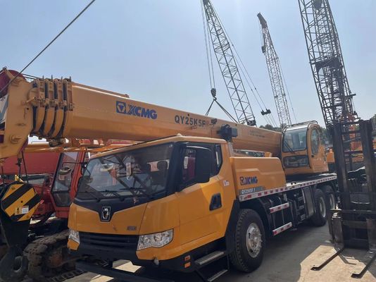 2021 سال استفاده شده کامیون جرثقیل XCMG QY25K5F عملیات ایمنی جرثقیل 25 تن