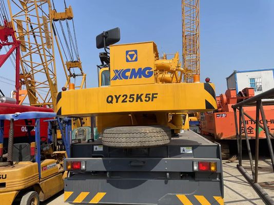 2021 سال استفاده شده کامیون جرثقیل XCMG QY25K5F عملیات ایمنی جرثقیل 25 تن