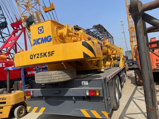 2021 سال استفاده شده کامیون جرثقیل XCMG QY25K5F عملیات ایمنی جرثقیل 25 تن