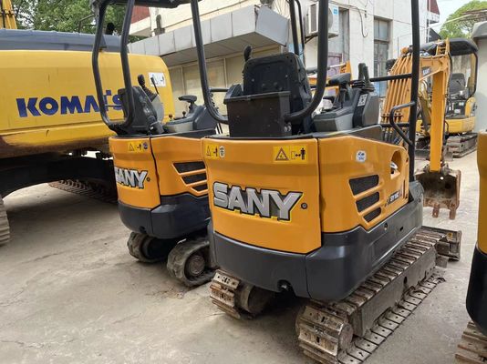 استفاده شده SANY SY16C مینی Excavator عملکرد صاف برای کار در باغ