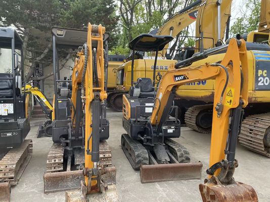استفاده شده SANY SY16C مینی Excavator عملکرد صاف برای کار در باغ