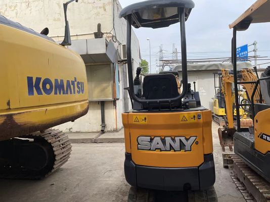 استفاده شده SANY SY16C مینی Excavator عملکرد صاف برای کار در باغ