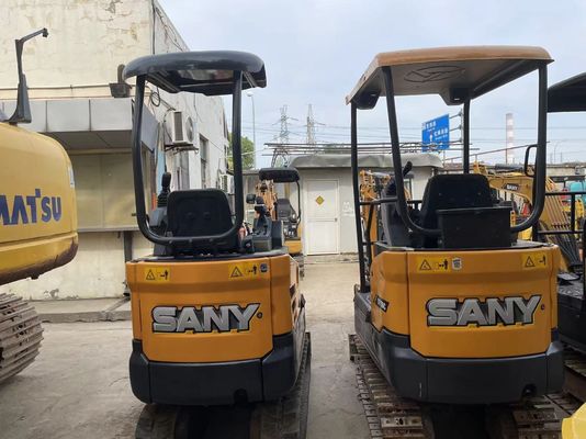 استفاده شده SANY SY16C مینی Excavator عملکرد صاف برای کار در باغ