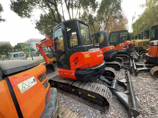 رنگ دوباره رنگ استفاده شده Kubota KX163-5 مینی خزنده حفاری در شرایط عالی / Kubota حفاری با موتور EPA و بازوی سوئیچ