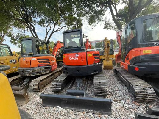 رنگ دوباره رنگ استفاده شده Kubota KX163-5 مینی خزنده حفاری در شرایط عالی / Kubota حفاری با موتور EPA و بازوی سوئیچ