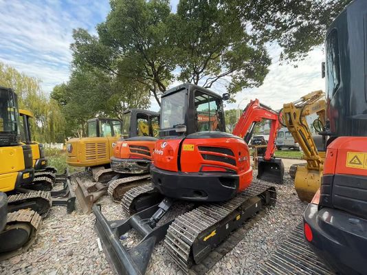 رنگ دوباره رنگ استفاده شده Kubota KX163-5 مینی خزنده حفاری در شرایط عالی / Kubota حفاری با موتور EPA و بازوی سوئیچ