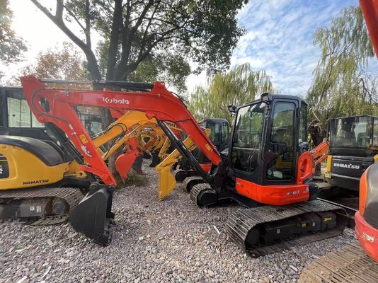 رنگ دوباره رنگ استفاده شده Kubota KX163-5 مینی خزنده حفاری در شرایط عالی / Kubota حفاری با موتور EPA و بازوی سوئیچ