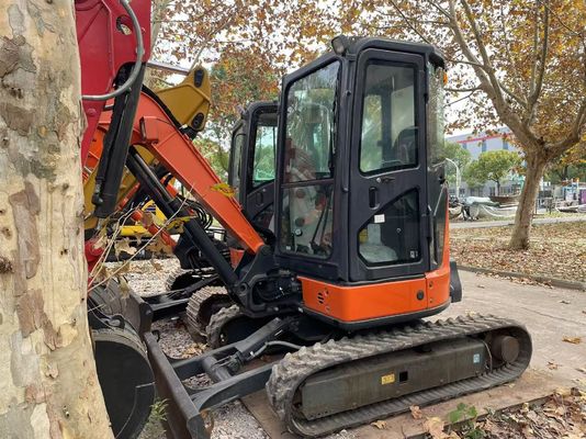 کاوشگر مینی ژاپنی اصلی استفاده شده Hitachi ZX35U-5N در وضعیت عالی/کاوشگر مینی ژاپنی استفاده شده با بازوی سوئیچ و موتور EPA