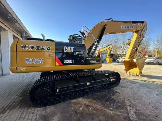 زرد اصلی ژاپن استفاده شده CAT Excavator 320D2 Caterpillar Crawler Excavator