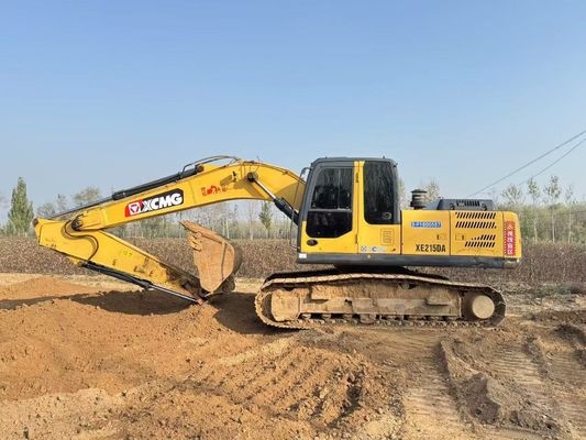 XE215DA استفاده شده XCMG Excavator کار سنگین XCMG 20 تن Excavator صرفه جویی در انرژی