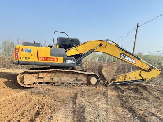 XE215DA استفاده شده XCMG Excavator کار سنگین XCMG 20 تن Excavator صرفه جویی در انرژی