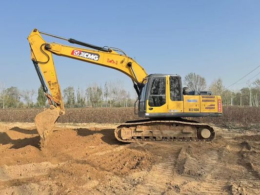 XE215DA استفاده شده XCMG Excavator کار سنگین XCMG 20 تن Excavator صرفه جویی در انرژی
