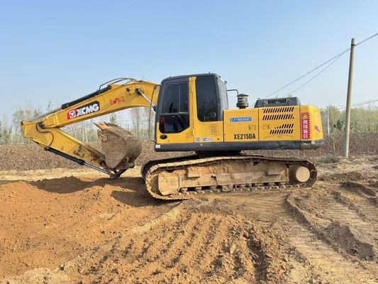 XE215DA استفاده شده XCMG Excavator کار سنگین XCMG 20 تن Excavator صرفه جویی در انرژی