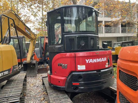 ژاپنی اصلی استفاده شده Yanmar Vio55-5B مینی حفاری با موتور EPA/ استفاده شده Kubota مینی حفاری برای فروش