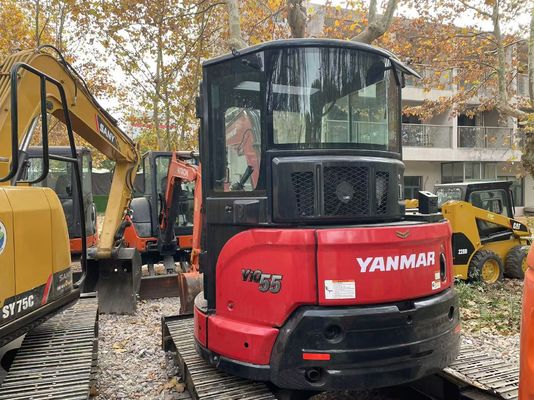 ژاپنی اصلی استفاده شده Yanmar Vio55-5B مینی حفاری با موتور EPA/ استفاده شده Kubota مینی حفاری برای فروش