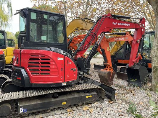 ژاپنی اصلی استفاده شده Yanmar Vio55-5B مینی حفاری با موتور EPA/ استفاده شده Kubota مینی حفاری برای فروش