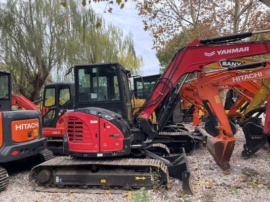 ژاپنی اصلی استفاده شده Yanmar Vio55-5B مینی حفاری با موتور EPA/ استفاده شده Kubota مینی حفاری برای فروش