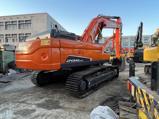 رنگ رو دوباره رنگ کن استفاده شده Doosan DX340LC-9C Crawler Excavator در حالت عالی