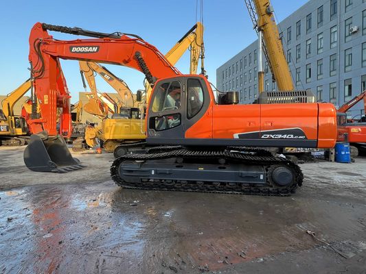 رنگ رو دوباره رنگ کن استفاده شده Doosan DX340LC-9C Crawler Excavator در حالت عالی