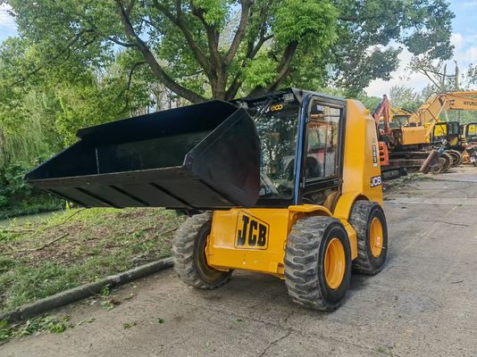 2016 سال استفاده شده JCB 185 ECO Skid Steer Loaders با کوپلر سریع هیدرولیک
