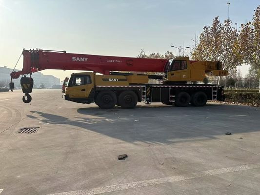 2021 سال استفاده شده Sany STC800E5 80 تن جرثقیل کامیون در وضعیت خوب