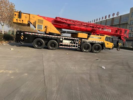 2021 سال استفاده شده Sany STC800E5 80 تن جرثقیل کامیون در وضعیت خوب