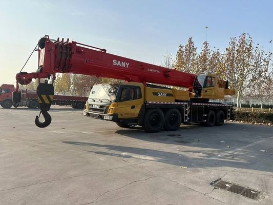 2021 سال استفاده شده Sany STC800E5 80 تن جرثقیل کامیون در وضعیت خوب