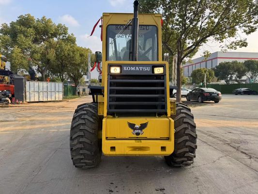 اصلی ژاپن استفاده شده کاماتسو WA100-1 چرخ بارگیری کار در باغ