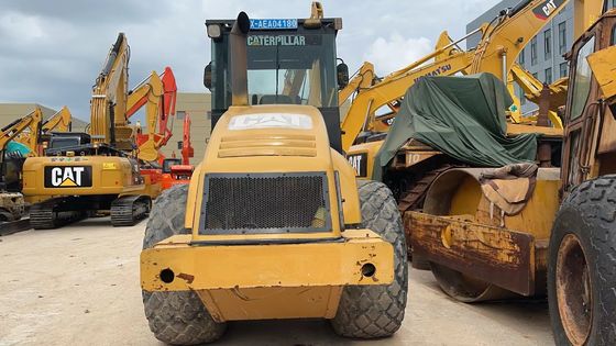رنگ اصلی استفاده شده Caterpillar CS-683E تک درام رولر جاده ای در وضعیت عالی