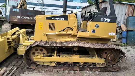 رنگ اصلی استفاده شده Komatsu D31P-20 مینی بولدوزر فروش داغ در آسیا