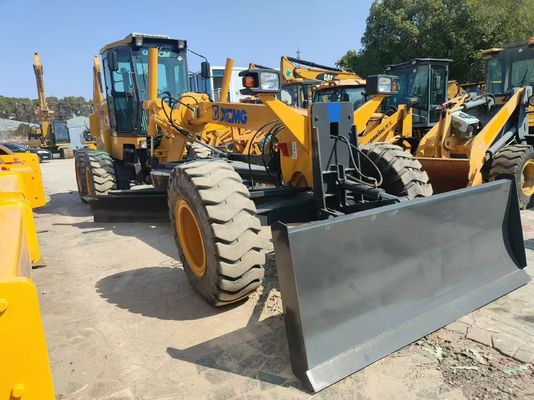 موتور کامینز 2024 سال استفاده شده XCMG GR2153 موتور درجه بندي با تیغه جلو