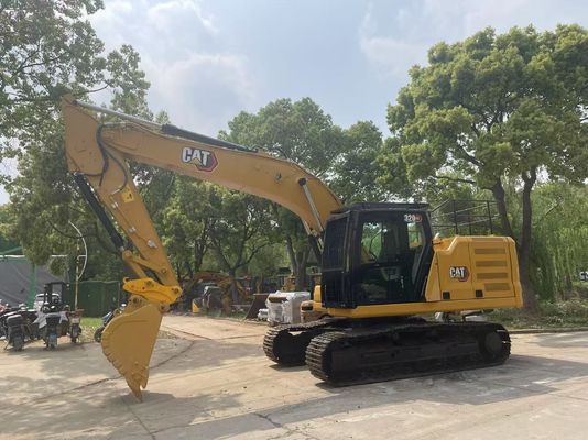 حالت خوب استفاده شده Caterpillar 320GC Excavator با گیره هیدرولیک