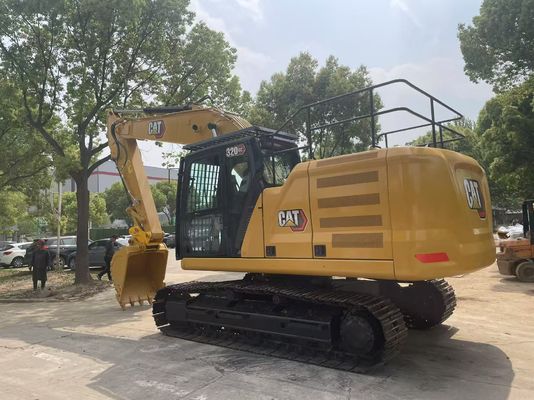 حالت خوب استفاده شده Caterpillar 320GC Excavator با گیره هیدرولیک