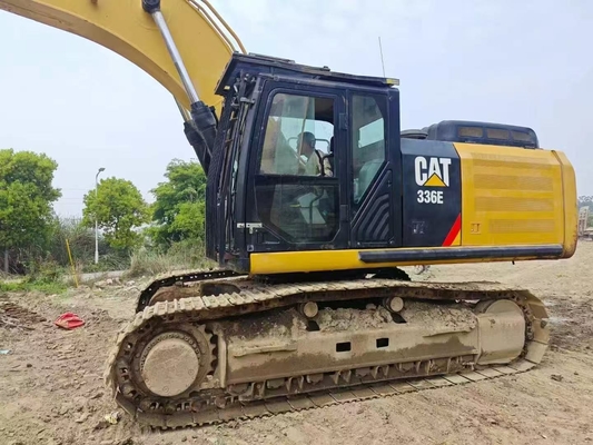 2017 سال استفاده شده Crawler Caterpillar 336E Excavator رنگ اصلی 36 تن برای معدن