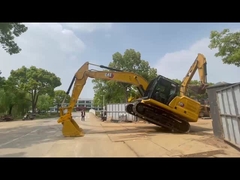 حالت خوب استفاده شده Caterpillar 320GC Excavator با گیره هیدرولیک